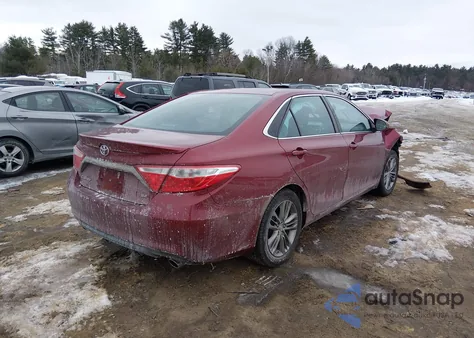 2016 Toyota Camry Se из США, поврежденный, VIN 4T1BF1FK6GU545480